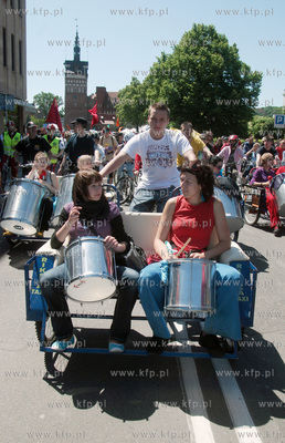 Najwieksza w Polsce uliczna demostracja rowerowa czyli...