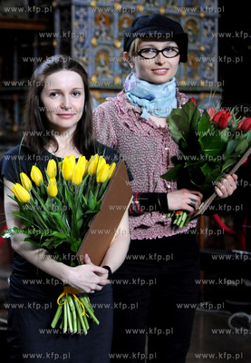 Gdansk, Dwor Artusa. Prezydent Gdanska Pawel Adamowicz...