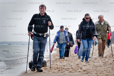 Marek Kaminski podczas Trojmiejskiego marszu Na Zdrowie....