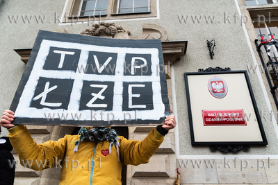 Protest przed sprawą sądową Gminy Miasta Sopot przeciwko...