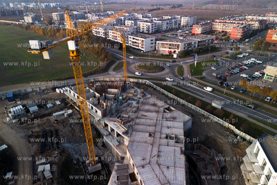 Budowa kolejnego budynku na osiedlu Pruszcz Park przy...