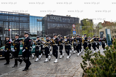 Sopot. Święto Narodowe Trzeciego Maja. Przemarsz...