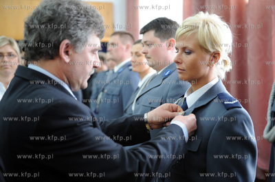 Gdansk, Komenda Wojewodzka Policji. Jerzy Miller, Minister...
