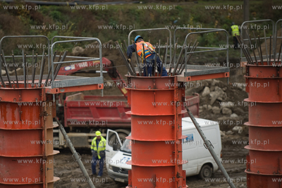 Budowa przystanku SKM Gdansk Srodmiescie. 5.11.2013...