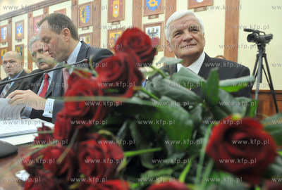 Sesja Sejmiku Wojewodztwa Pomorskiego. Podczas obrad...