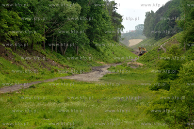 Dawny wiadukt kolejowy linii do Kokoszek polozony na...