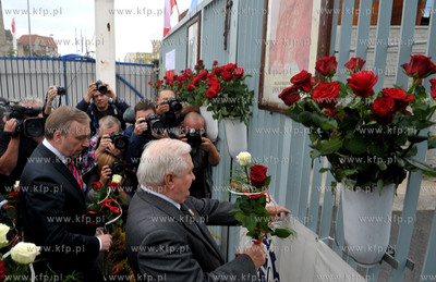 Gdansk. Rocznica podpisania Porozumien Sierpniowych....