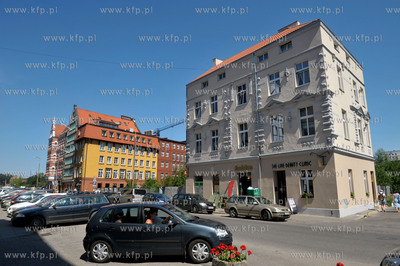 Gdansk. Ul. Chmielna na wyspie Spichrzow. 22.07.2014...