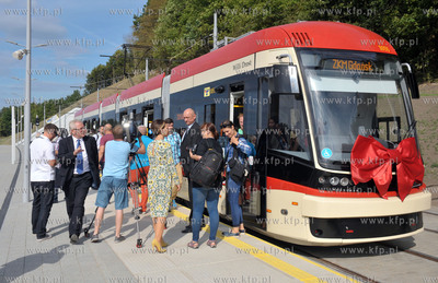 Pierwszy przejazd tramwaju nowa linią na trasie Siedlce...