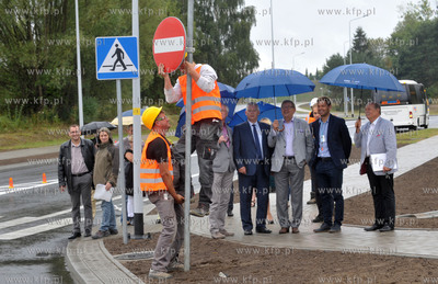 Otwarcie wezlow i dojazdow do przystanku PKM Jasien....