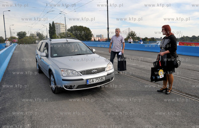 Gdansk. Otwarcie Mostu Siennickiego dla ruchu samochodowego....