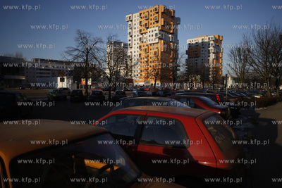 Gdansk Przymorze. Obroncow Wybrzeza. Nz Budynki mieszkalne...