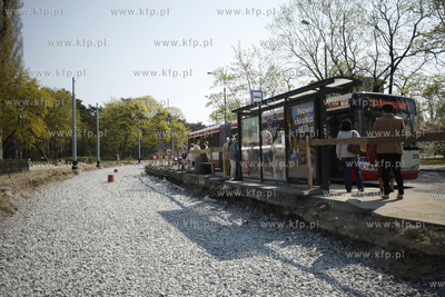 Gdansk Brzezno. Remont tramwajowego torowiska w ramach...