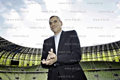 Gdansk. PGE Arena. Konferencja prasowa z nowym trenerem...