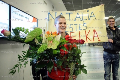 Tenisistka stolowa Natalia Partyka goraco witana na...