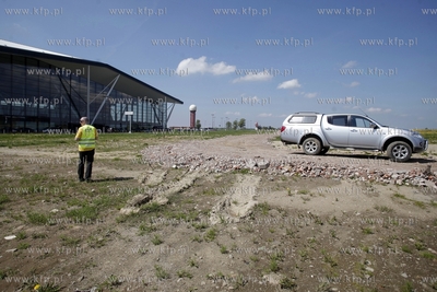 Trasa przyszlej Pomorskiej Kolei Metropolitalnej. Nz....