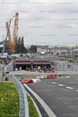 Gdansk. Symboliczne uruchomienie maszyny TBM Damroka,...
