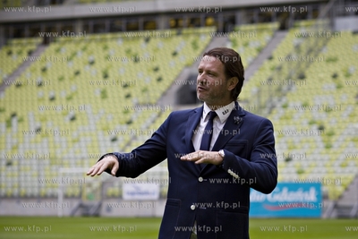Gdańsk. PGE Arena. Spotkanie poświęcone meczowi,...