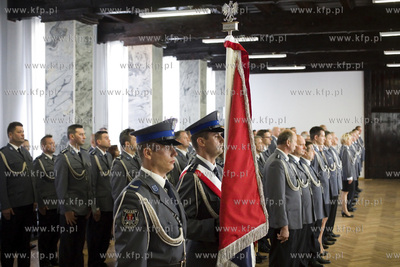 Aula Komendy Wojewódzkiej Policji w Gdańsku przy...