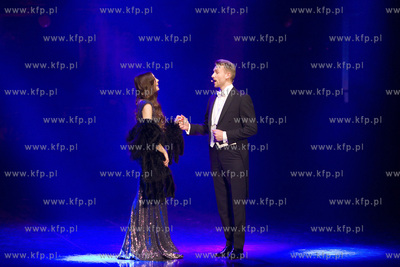 Włoska noc. Gala Sylwestrowo-noworoczna. Nz. Ewa Prus,...