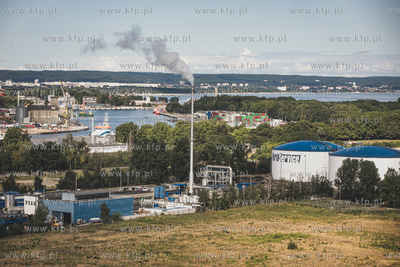 Westerplatte. Spalarnia odpadów Port Service.
04.08.2021
fot....
