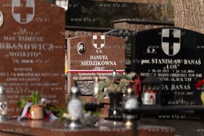 Grób Danuty Siedzikówny INKI na cmentarzy Garnizonowym...
