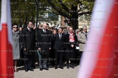Obchody 3 Majowe pod pomnikiem Jana III Sobieskiego...