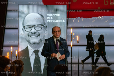 "Wieczór dla Przyjaciela". Prezydent Paweł Adamowicz...