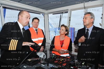 Gdansk. Terminal kontenerowy DCT. Wizyta przedstawicieli...
