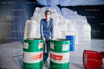 Gdansk. Teatr Wybrzeze. Proba medialna spektaklu pt...