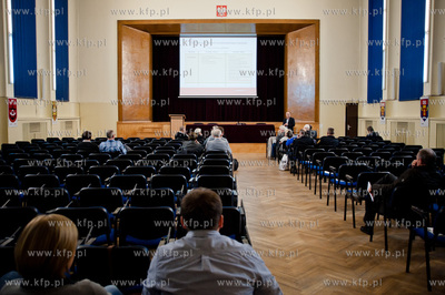 Gdansk. Aula Centrum Ksztalcenia Ustawicznego im. marszalka...