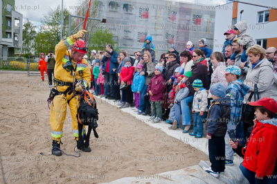 Gdansk Oliwa. Jednostka Strazy Pozarnej przy ul. Beniowskiego....