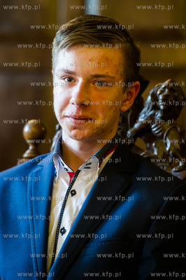 Gdansk. Nowy Ratusz. Uroczystosc wreczenia nagrod w...