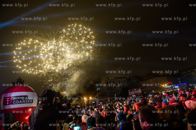 Gdansk. Targ Weglowy. 24 Final Wielkiej Orkiestry Swiatecznej...