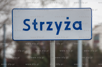 Gdańsk. Tabliczka informacyjna Strzyża.
12.03.2018
fot....