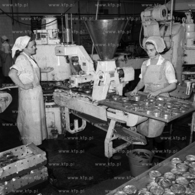 Linia produkcyjna w Zakładach Rybnych  w Gdańsku.
04.1969
0001888z_kwiecien1969
Fot....