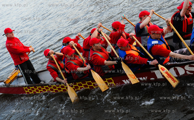 Gdansk. Motlawa. Festyn Morski zorganizowany na okolicznosc...