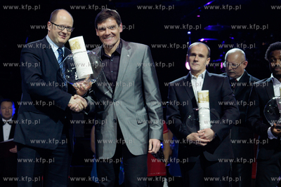 Gdanska Gala Sportu w Ergo Arenie. Nz. Pawel Adamowicz...