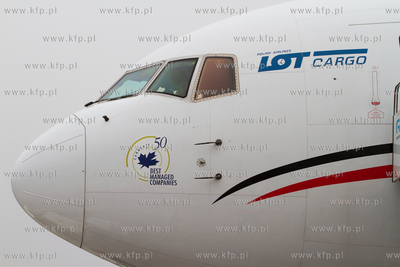 Na gdanskie lotnisko przylecial Boeing 767-200 ER Freighter...