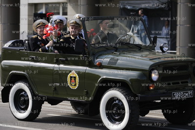 Rosja, Kaliningrad. Parada z okazji 68 rocznicy zwyciestwa...