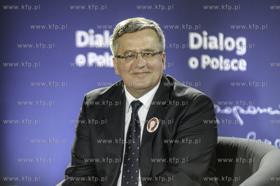 Zamek Gniew. Spotkanie Prezydenta Bronislawa Komorowskiego...