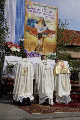 Procesja Bożego Ciała w parafii św. Maksymiliana...