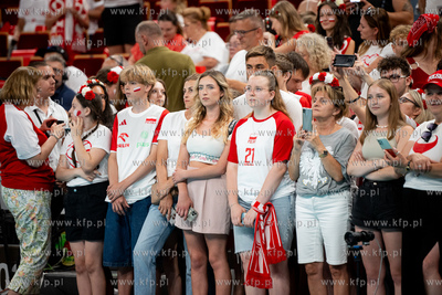 Turniej towarzyski siatkówki w Ergo Arenie. Mecz Polska...