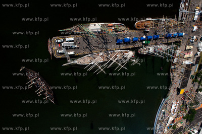 Tall Ships' Races 2009 w Gdyni z lotu ptaka. Zlot Wielkich...