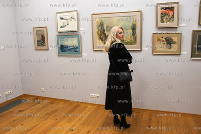 Wernisaż wystawy malarstwa Mariana Mokwy w Pruszczu...