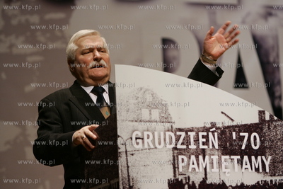 Gdansk, sala koncertowa Filharmonii Baltyckiej. Konferencja...