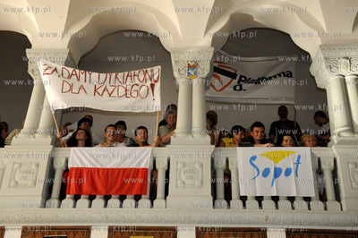 Sesja Rady Miasta Sopotu. Spotkanie dotyczylo glownie...