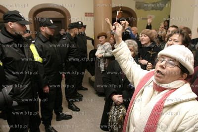 Gdansk, Sad Rejonowy, w trakcie rozprawy przeciwko...