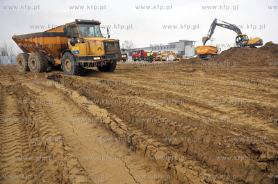 Oficjalne rozpoczecie budowy nowego terminalu, plyty...
