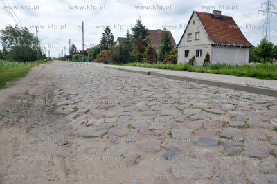 Gdansk, Rudniki. Prace przygotowawcze do budowy drogi...